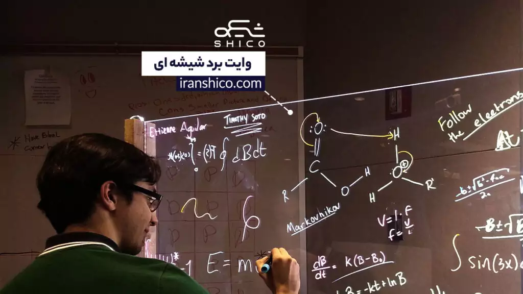 وایت برد شیشه ای